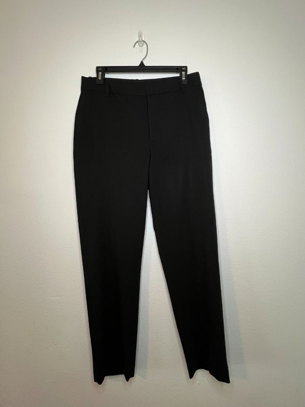 Vince Womens Size 10 Black Italian Wool Elastane Blend Trouser Dress Pant